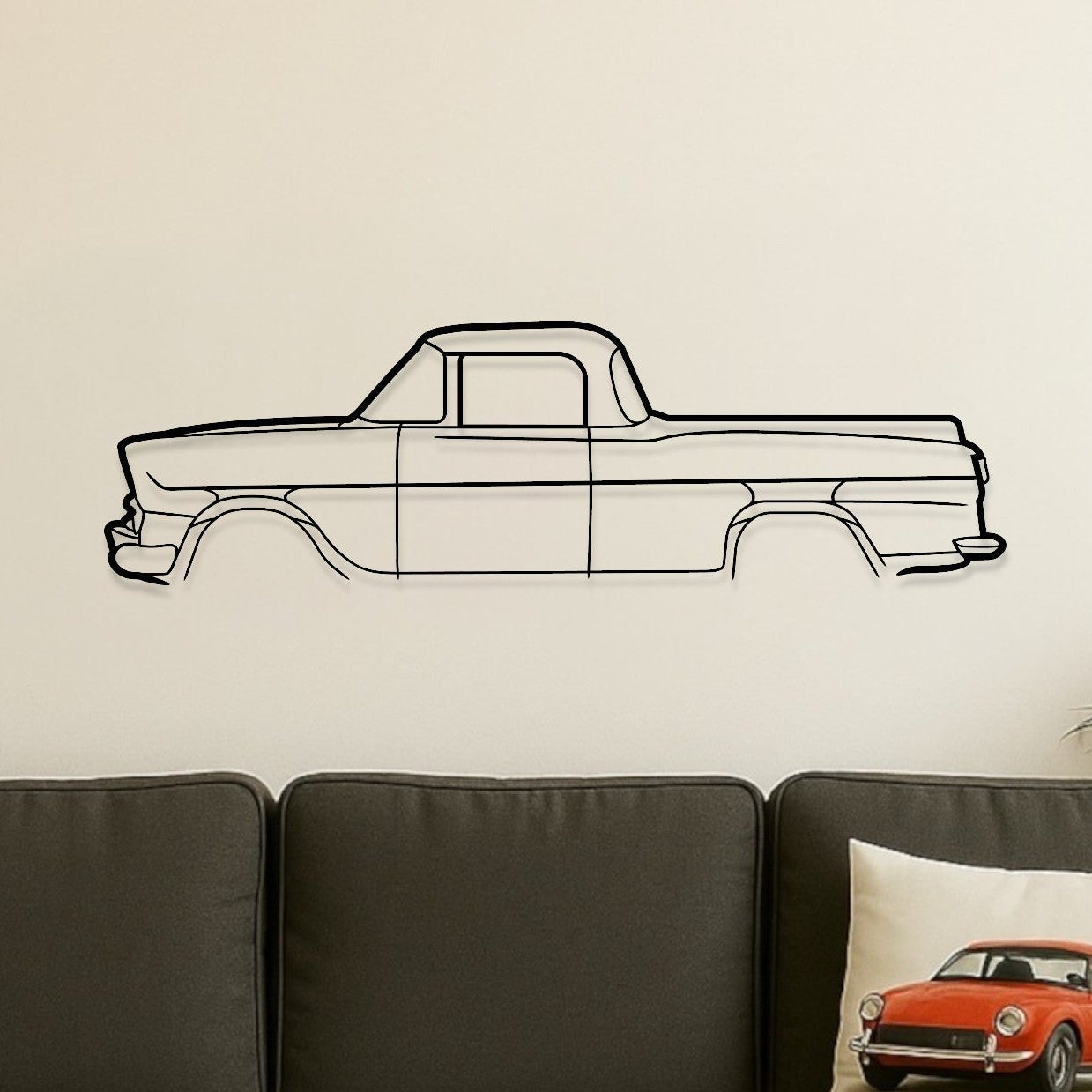 Holden EK UTE 1962 Metal Wall Art Silhouette