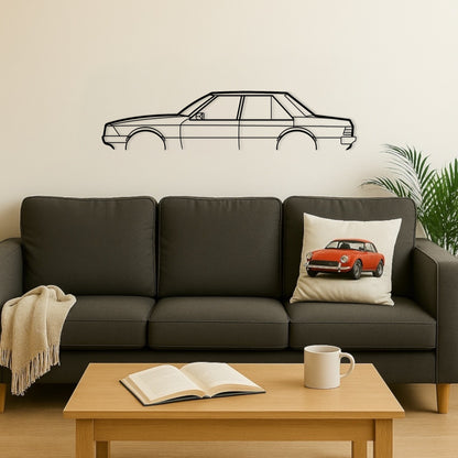 Ford Falcon XD Metal Wall Art Silhouette