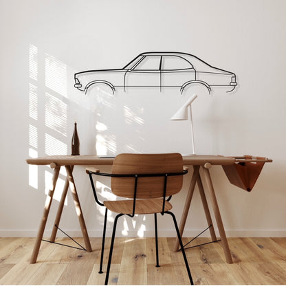 Ford Cortina MK3 1970 Metal Wall Art