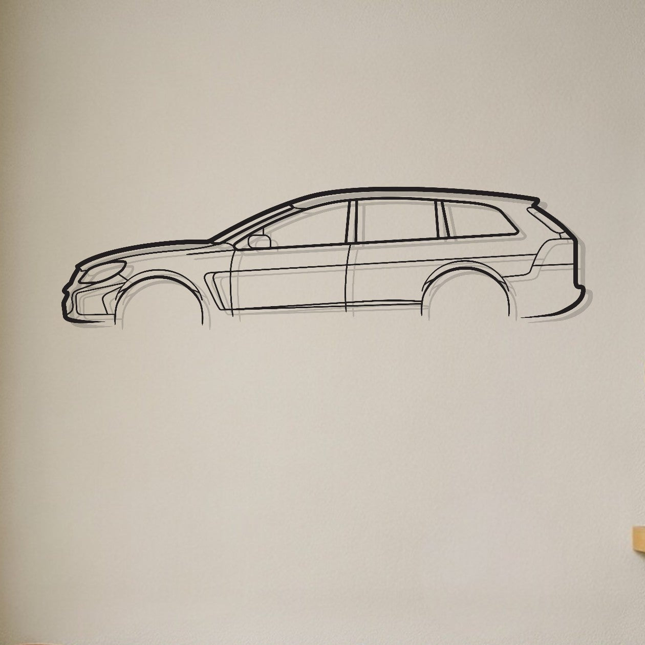 Holden Commodore VF Sports Wagon Metal Wall Art Silhouette