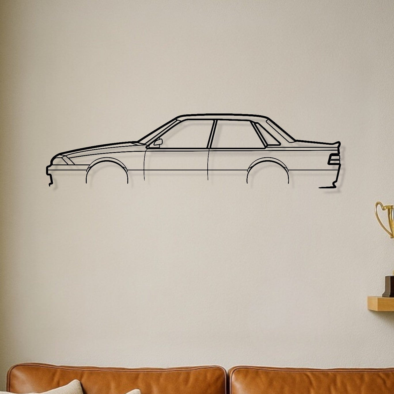 Holden Commodore VL Metal Wall Art Silhouette