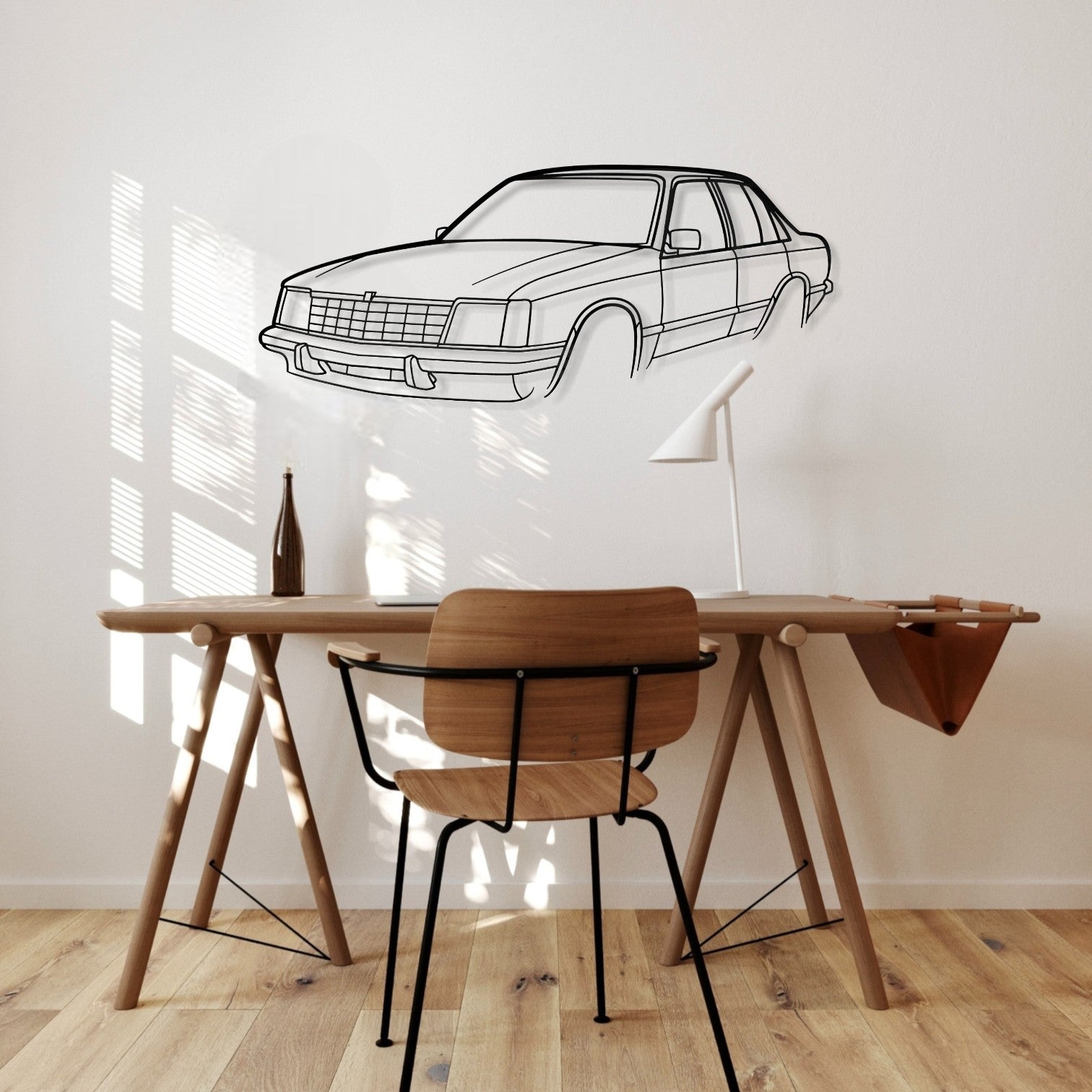 Holden Commodore VB Perspective Metal Wall Art Silhouette