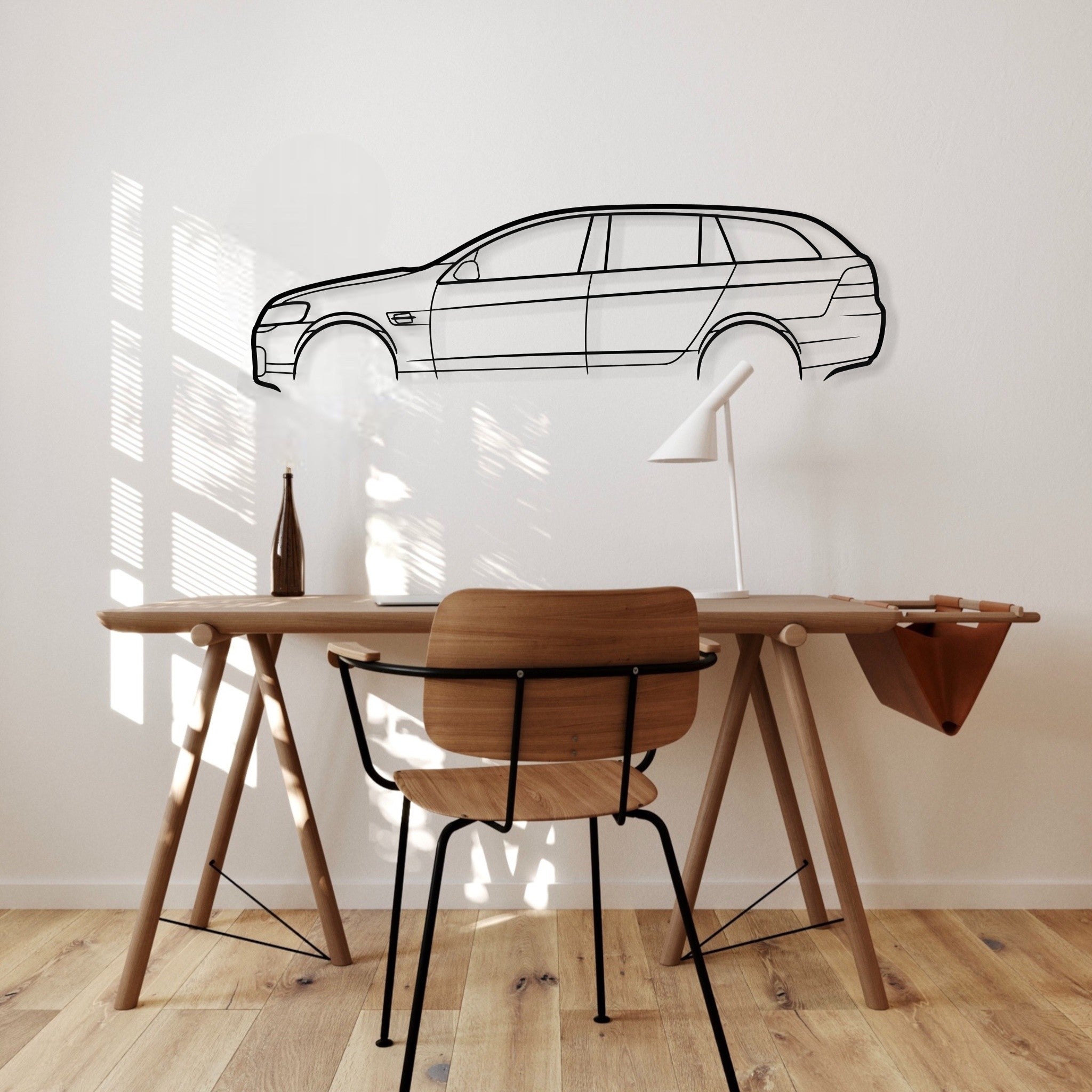 Holden Commodore VE Wagon Metal Wall Art Sillhouette