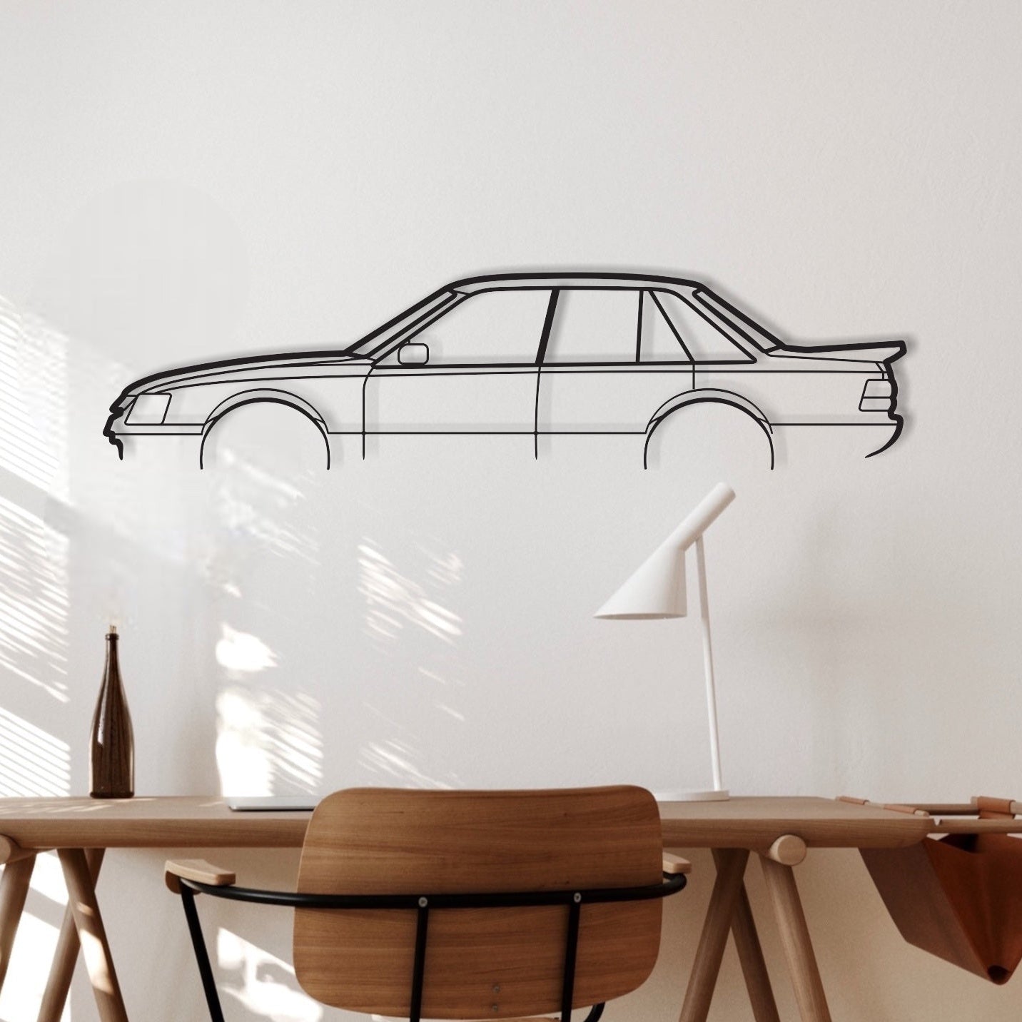Holden Commodore VK auto art metal silhouette decorating office wall