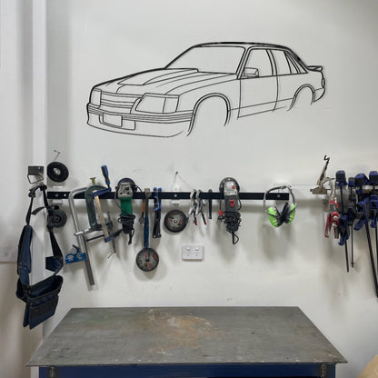 Holden Commodore VK SS Perspective Metal Wall Art Silhouette