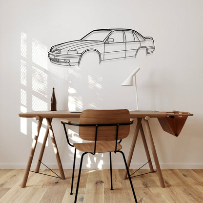 Holden Commodore VP SS Perspective Metal Wall Art Silhouette