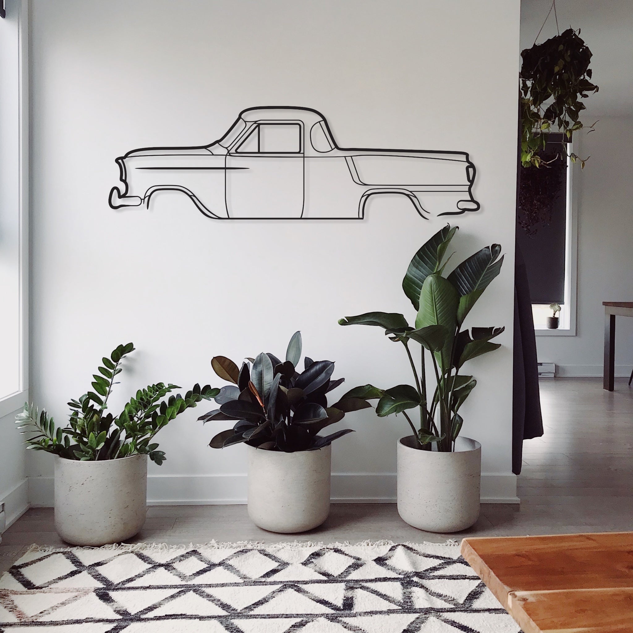 Holden FC UTE on living room white wall