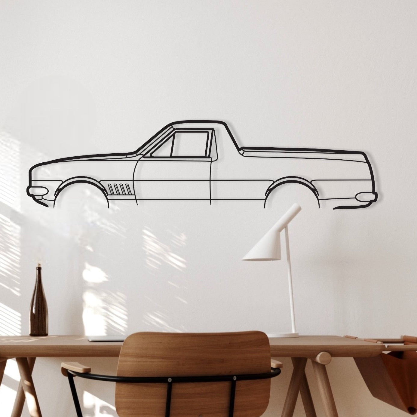 Holden HK UTE Metal Wall Art Silhouette