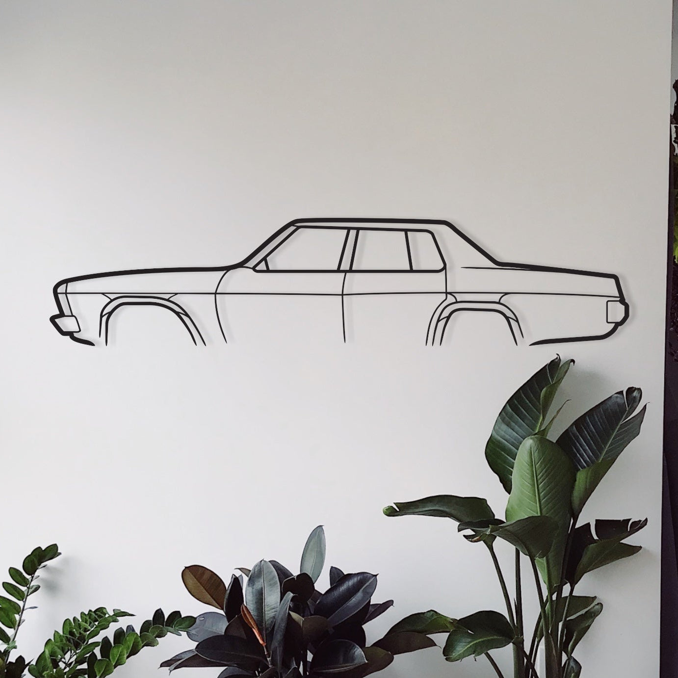 Holden Statesman HQ Metal Wall Art Silhouette