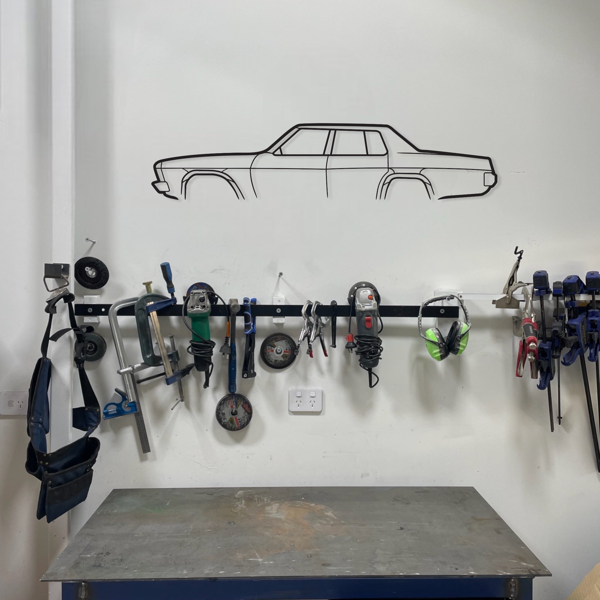 Holden Statesman HQ Metal Wall Art