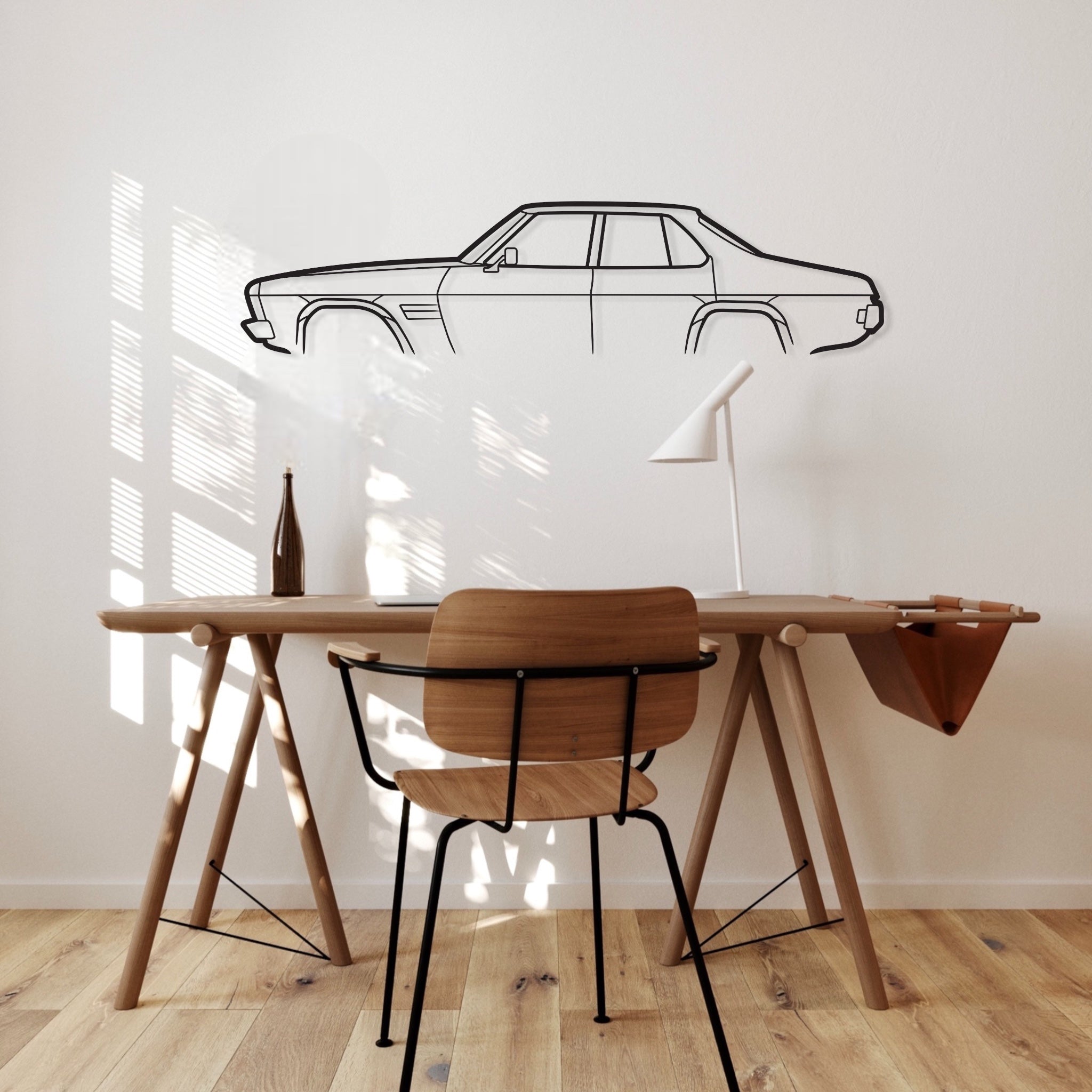 Holden HQ Monaro 4 Door Metal Wall Art