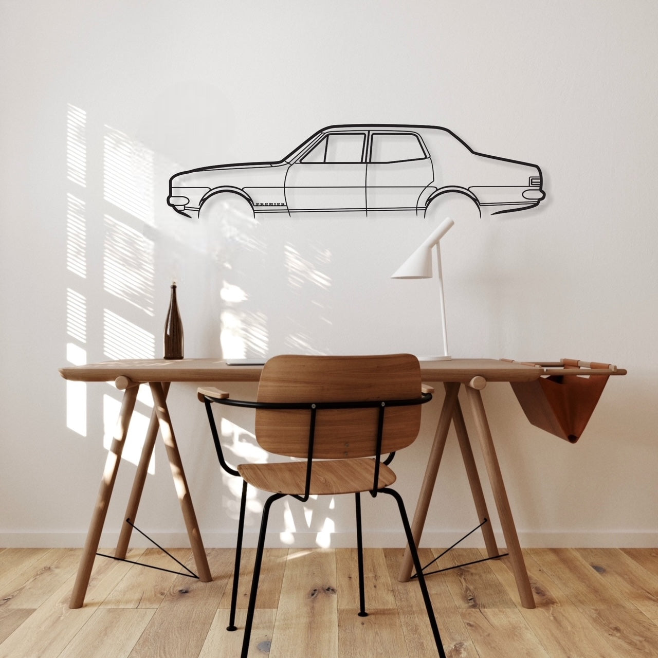 Holden Premiere Sedan Metal Wall Art on Study, Bedroom wall
