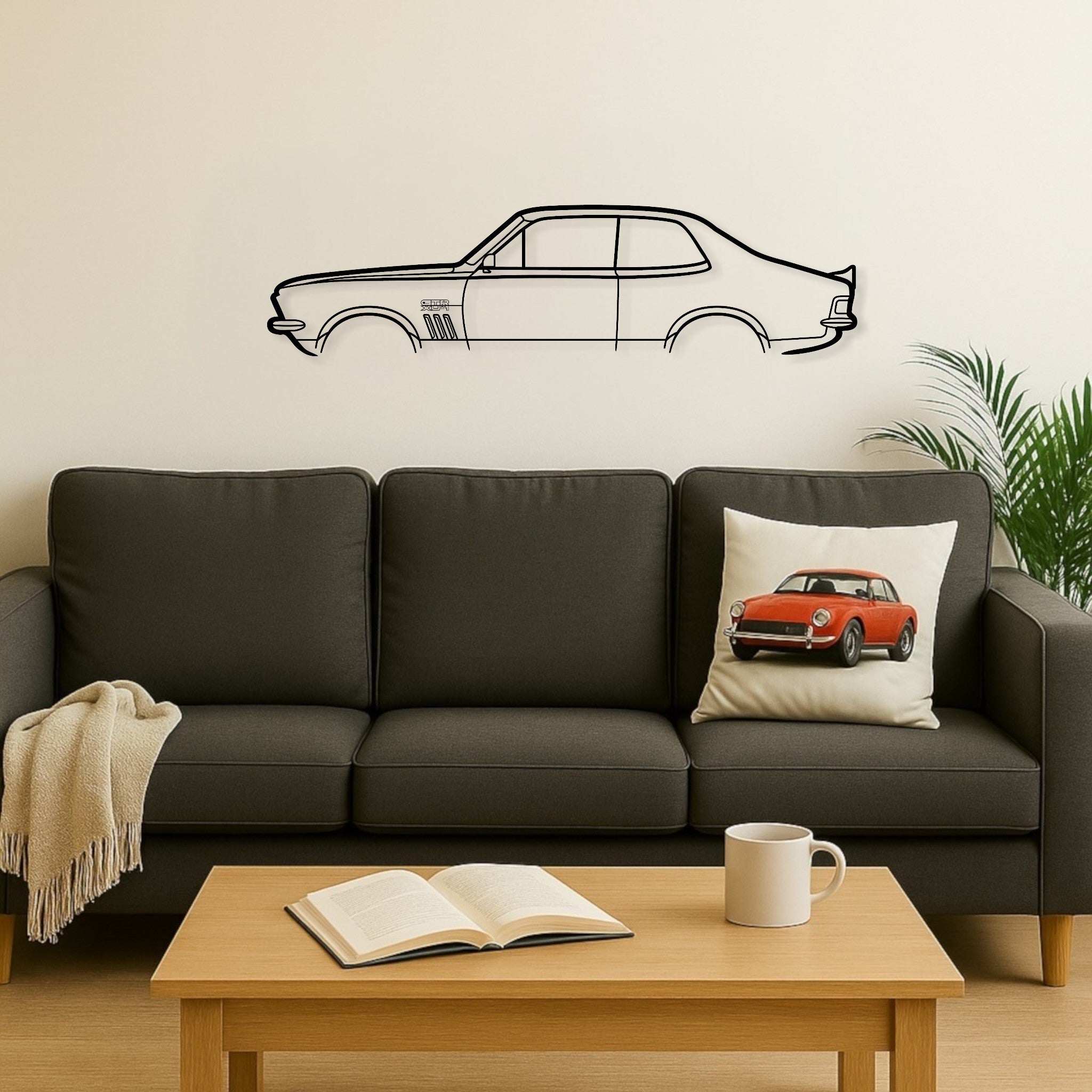 Holden Torana LJ XU1 Metal Wall Art Silhouette