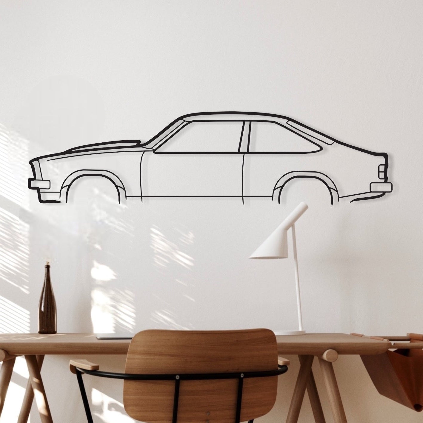 Holden Torana LX 2 Door w bonnet scoop Metal Wall Art Silhouette