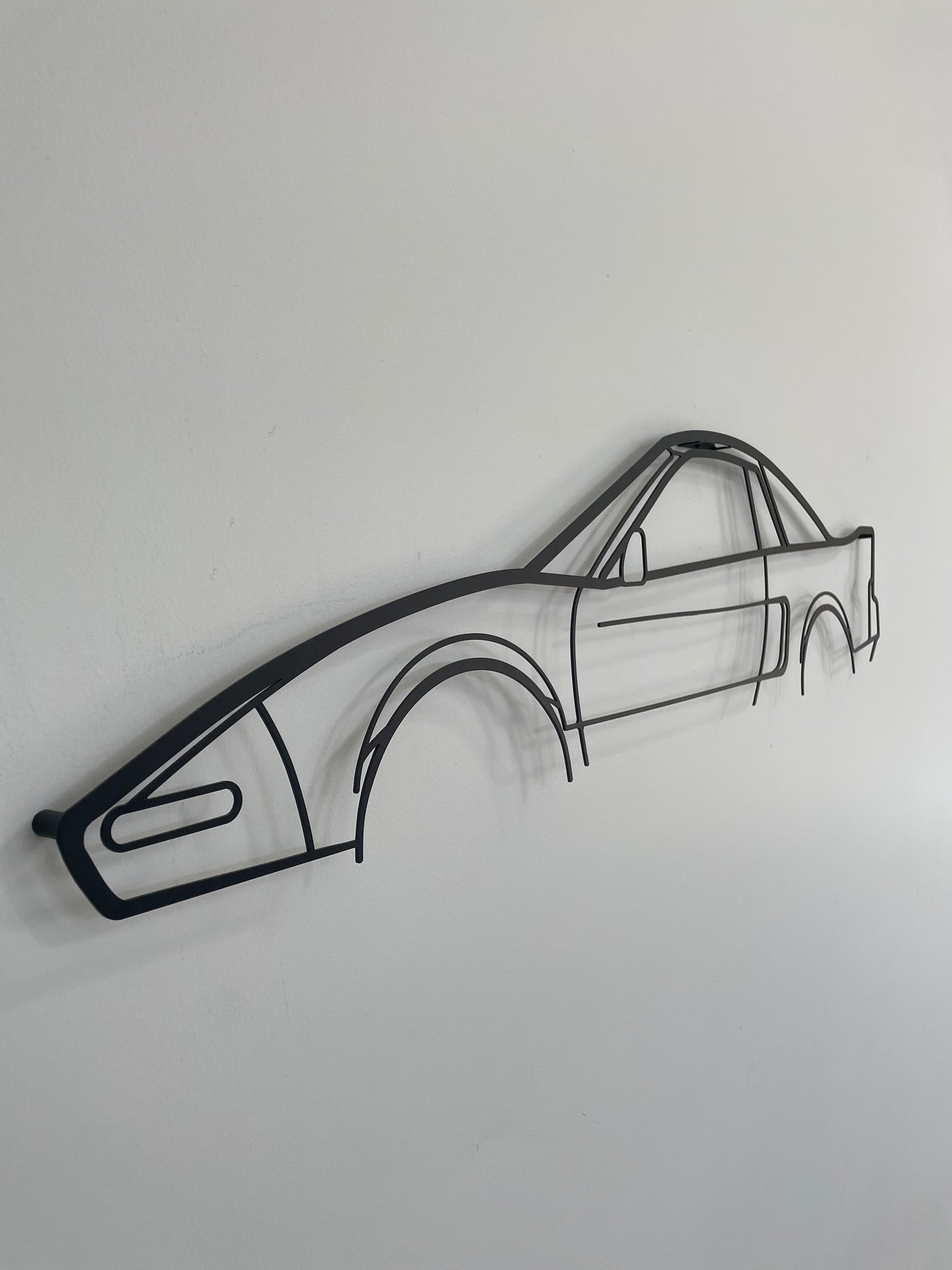 Side on view of Honda NSX auto art