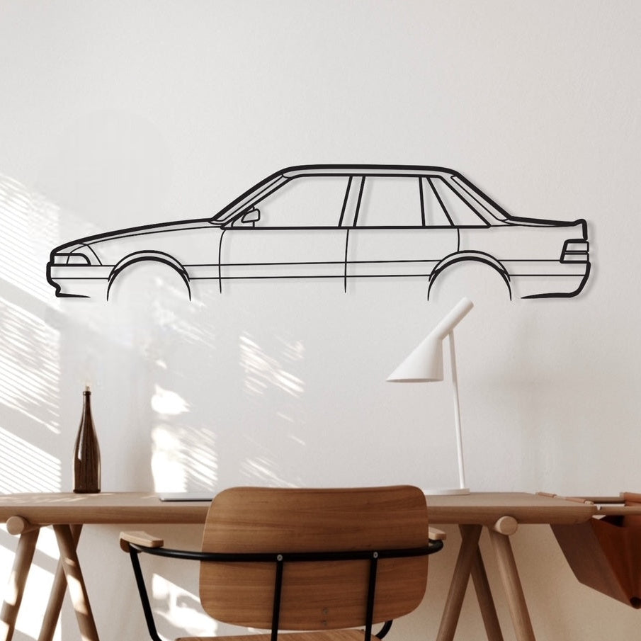 Holden Commodore VL Calais Metal Wall Art Silhouette