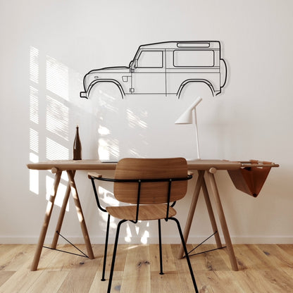 Land Rover Defender 2016 Metal Wall Art