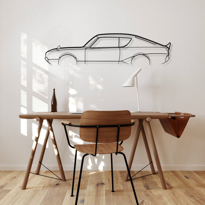 Nissan Skyline C11 GTR 2-Door Metal Wall Art