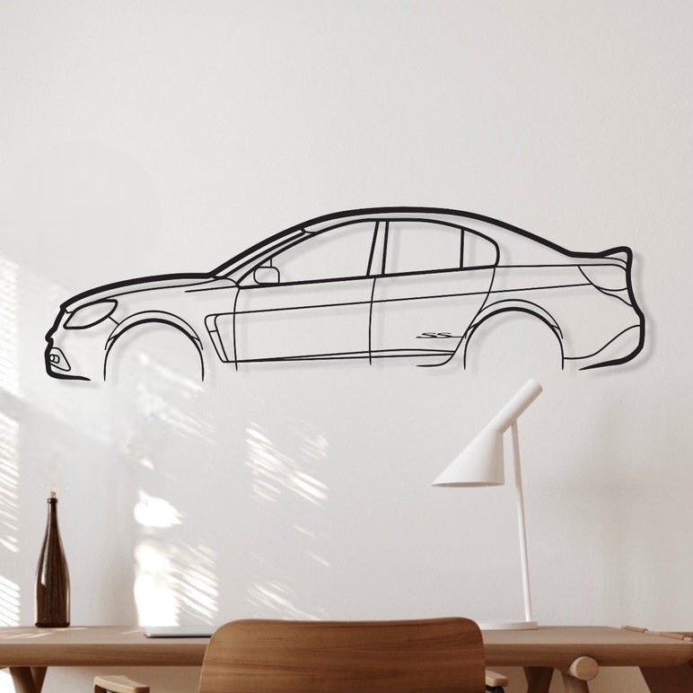 Holden Commodore VF SS Sedan Metal Wall Art Silhouette