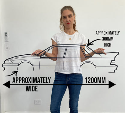 Holden Commodore VF Sedan Metal Wall Art