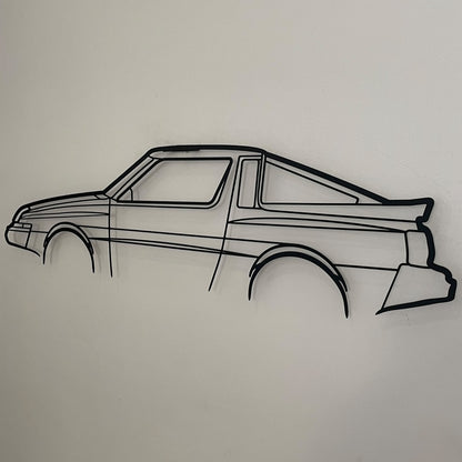 Starion Turbo Metal Wall Art