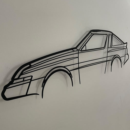 Starion Turbo Metal Wall Art