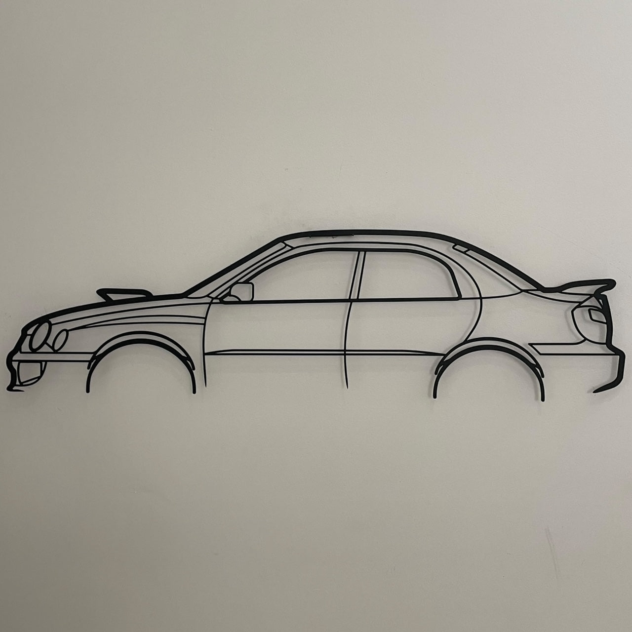 Subaru WRX Bug Eye Metal Wall Art