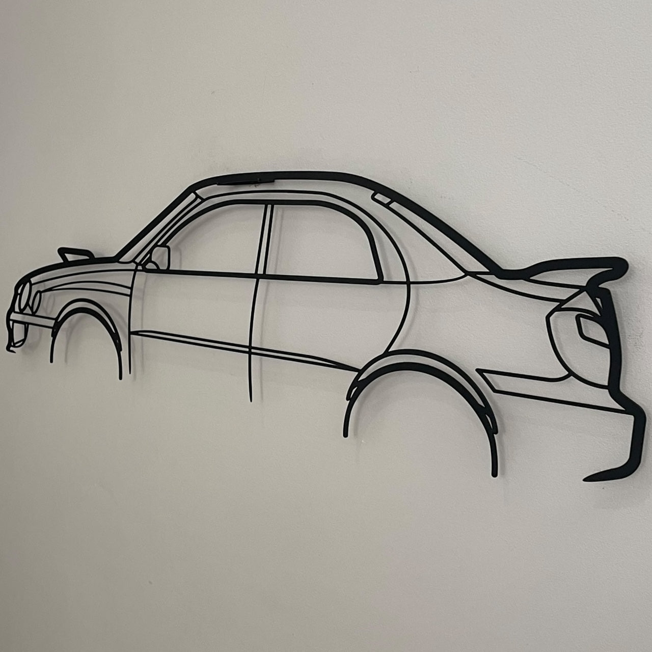 Subaru WRX Bug Eye Metal Wall Art