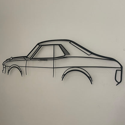 Toyota Celica Ra23 Metal Wall Art