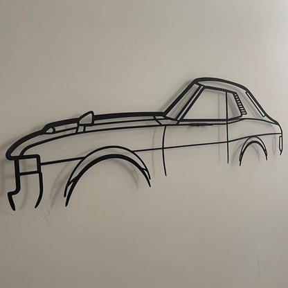 Toyota Celica Ra23 Metal Wall Art