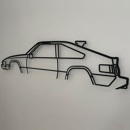 Toyota Celica Supra Ma65 Metal Wall Art