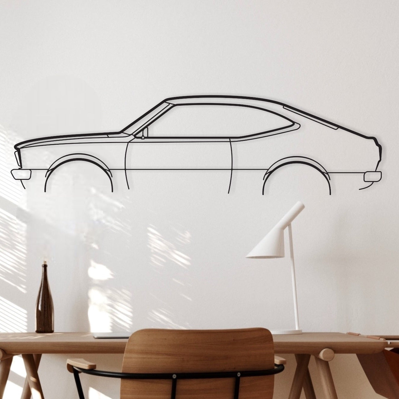 Toyota Corolla Ke35 silhouette auto art in office