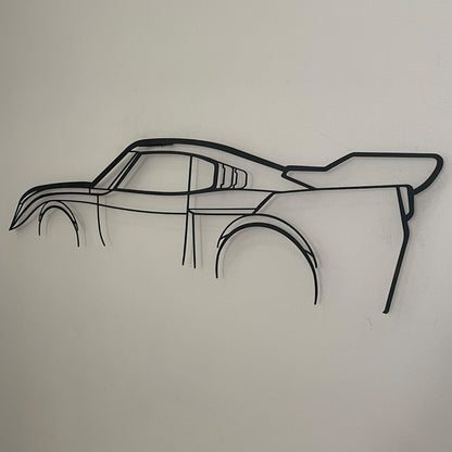 Toyota LB Racecar Metal Wall Art