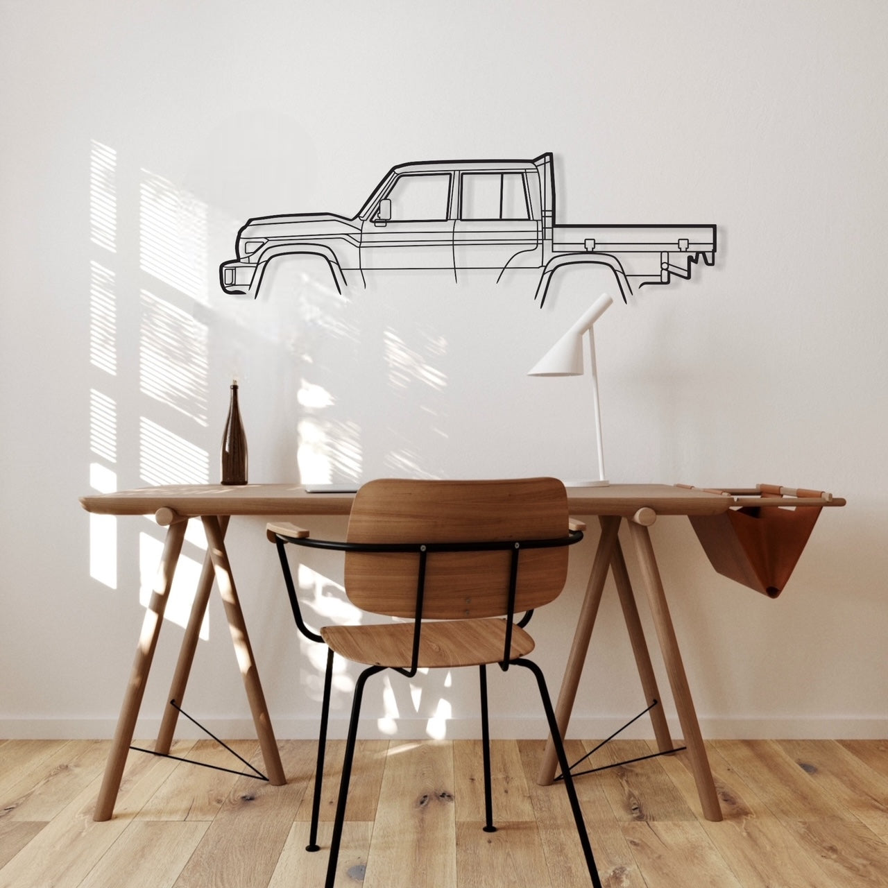 Toyota Land Cruiser 70 Series UTE Metal Wall Art