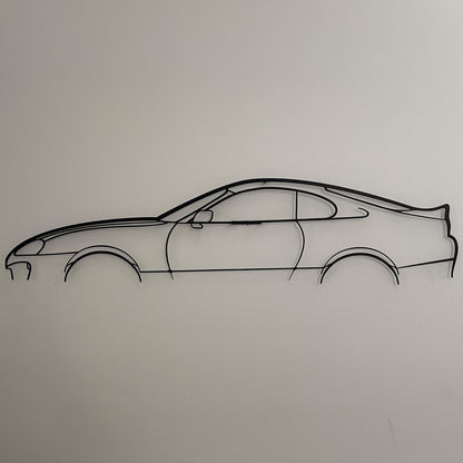 Toyota Supra MK4 Metal Wall Art