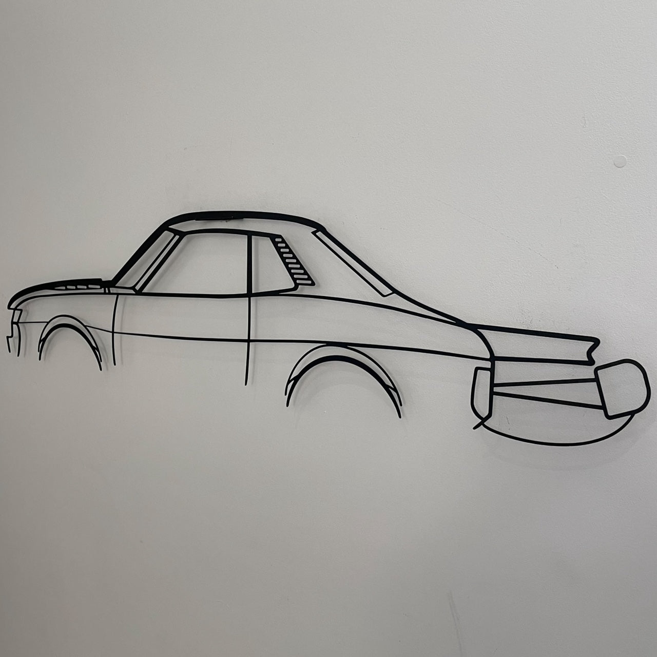 Toyota TA22 Drag Car Metal Wall Art