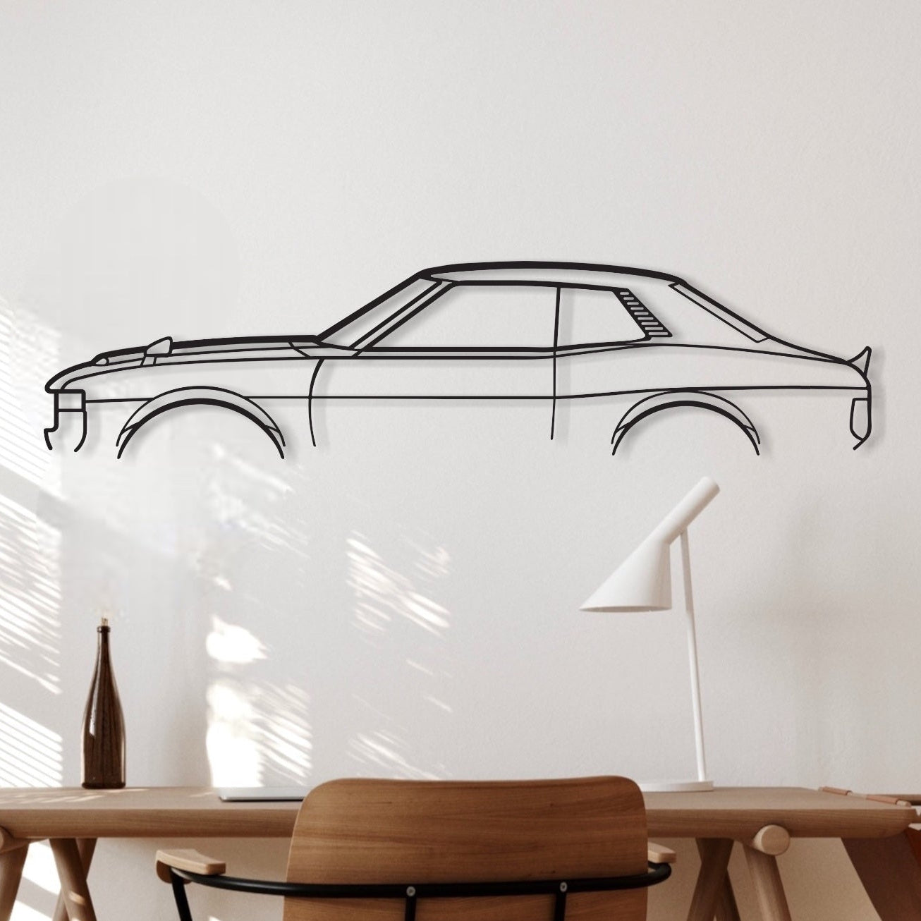 Toyota Celica RA 23 GT Metal Wall Art Silhouette