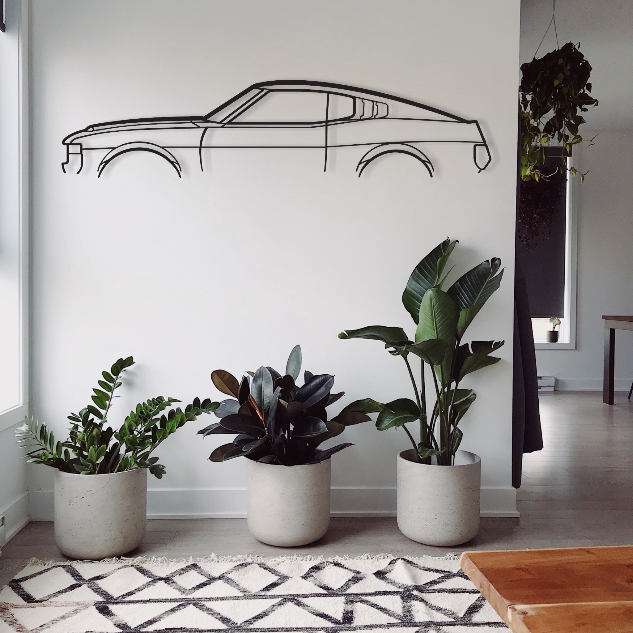 Toyota Celica RA28 Shaved Metal Wall Art