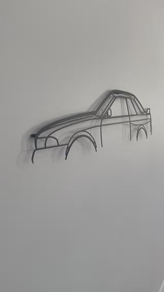 Nissan Skyline R32 GTR large silhouette wall art piece 